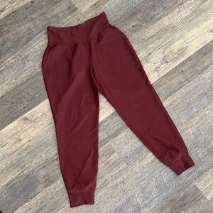 Old Navy Powersoft Maroon Jogger Pants